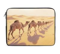 The Camel Moving Forward Laptop Sleeve Case, Shockproof Protective Case, 10-17 Inch Computer Sleeve, Water Resistant Laptop Briefcase for Men Women Compatible with MacBook Air/Notebook/Tablet