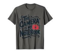 The Camera is My Notebook, Photojournalist Photographer T-Shirt
