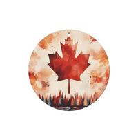 The Canadian Flag 4 Pcs Car Air Freshener Cards, Hanging Disposable Card Fresheners for Vehicles, Lavender Scented