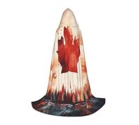 The Canadian Flag Halloween Costume Wizard Cloaks for Kids,Perfect for Halloween Costumes and Role Play,Three Sizes