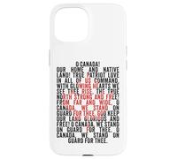 The Canadian National Anthem Beautiful Historical Case for iPhone 15