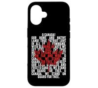 The Canadian National Anthem Beautiful Historical Case for iPhone 16