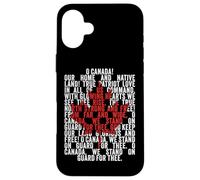The Canadian National Anthem Beautiful Historical Case for iPhone 16 Plus