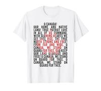 The Canadian National Anthem Beautiful Historical T-Shirt