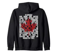 The Canadian National Anthem Beautiful Historical Zip Hoodie