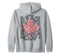 The Canadian National Anthem Beautiful Historical Zip Hoodie