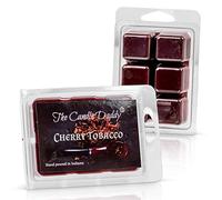The Candle Daddy Cherry Tobacco Pipe Scented Melt- Maximum Scent Wax Cubes/Melts- 1 Pack -2 Ounces- 6 Cubes