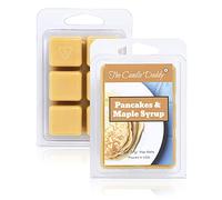 The Candle Daddy Pancakes & Maple Syrup - Sticky and Sweet Pancake Scented Melt- Maximum Scent Wax Cubes/Melts- 1 Pack -2 Ounces- 6 Cubes