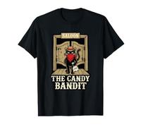 The Candy Bandit Whiskers Saloon Thief Wild West Cat Value Graphic T-Shirt