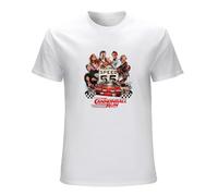 The Cannonball Run Mens T Shirt Burt Reynolds 1980S Retro Movie Smokey and The Bandit White XL