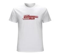 The Cannonball Run Men's T-Shirt Feel Soft White XXL