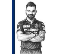 The Captain's Stance: Cricket Legend Sketch Notebook | 110 Pages | 6 x 9