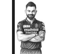 The Captain's Stance: Cricket Legend Sketch Notebook | 110 Pages | 6 x 9
