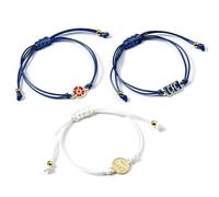 The Carat Shop Chelsea Football Club Friendship Bracelet Set of 3