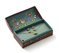 Harry Potter - Quidditch Gift Box with cute Golden Snitch Necklace ... NEW