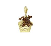 Official Harry Potter Sterling Silver Chocolate frog Clip on Charm Embellished with Swarovski® Crystals by The Carat Shop