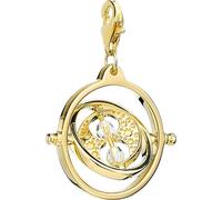 The Carat Shop Harry Potter sterling silver gold plated Time Turner clip on charm with crystals Elements