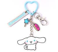 The Carat Shop Keyring Hello Kitty & Cinnamoroll HKKR0019 – With Charms, Multicolour, One Size