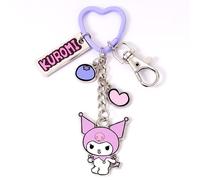 The Carat Shop Hello Kitty Kuromi Keyring with Charms