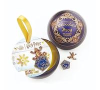 The Carat Shop Official Harry Potter Chocolate Frog Christmas Holiday Ornament with Pin Badge, One Size, Tin, No Gemstone