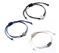 The Carat Shop Real Madrid Friendship Bracelet Set