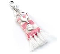 The Carat Shop Tottenham Hotspur Football Club Pink Stripe Scarf and Cockerel Backpack Hanger