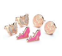 The Carat Shop Wicked Glinda Butterfly, G and Shoe stud earring set