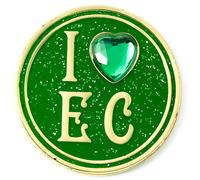 The Carat Shop Wicked I love Emerald City Pin Badge