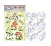The Card Hut - Linda Ravenscroft Fairyland: 013 Mushrooms Stamp Set
