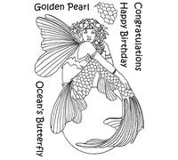 The Card Hut - Linda Ravenscroft Mythical Creatures 003 Golden Pearl
