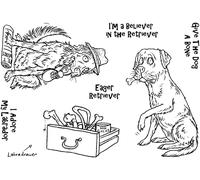 The Card Hut - Mark Bardsley Give The Dog A Bone Stamps