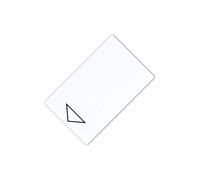 The Card Network Hotel Key Cards with Black Arrow, Pack of 100, Biodegradable PVC, Standard Credit Card Size, Compatible with Most Hotel Systems