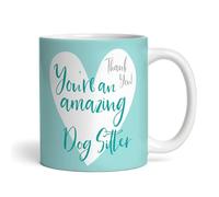 The Card Zoo Amazing Dog Sitter Present Photo Heart Coffee Tea Cup Personalised Mug - Personalised Gift