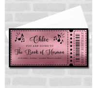 The Card Zoo Any Concert Show Or Event Going To Personalised Surprise Ticket Gift Voucher