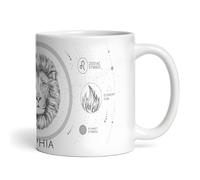 The Card Zoo Leo Zodiac Sign Birthday Gift Tea Coffee Cup Personalised Mug - Gift for Birthday, Custom Personalised Gift, Coffee Mug, Tea Mug, Cup