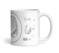 The Card Zoo Scorpio Zodiac Sign Birthday Gift Tea Coffee Cup Personalised Mug - Gift for Birthday, Custom Personalised Gift, Coffee Mug, Tea Mug, Cup