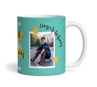 The Card Zoo Well Done Passing Your Exams Gift Photo Lightbulb Coffee Tea Personalised Mug - Gift for Congratulations, Custom Personalised Gift, Coffee Mug, Tea Mug, Cup