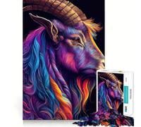 The Careful Capricorn 1000 Pieces Jigsaw Puzzles for Teenagers Cognitive Toy Gentle Leisure Pattern Assembly Fine Art Piece (50x75cm)