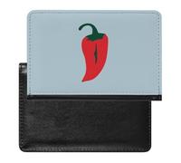 The Carolina Reaper Chili Passport Holder Cover Wallet with ID Card Slot Slim Travel RFID Blocking Case Protector Essentials for Women Men