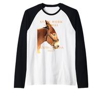 The Carolinas Territory Work Animal The Mule Raglan Baseball Tee