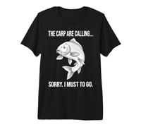 The Carp are Calling Funny Fishing Design Premium T-Shirt