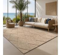 the carpet Cairo - Outdoor rug, weather-resistant, natural jute look with loop design, durable, easy-care, for balcony, terrace & garden, 240 x 340 cm