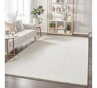 the carpet Cosy Cosy Warm Fur Rug, Soft and Elegant, Washable and Suitable for Underfloor Heating, Oeko-Tex Certified, Cream, 240 x 340 cm
