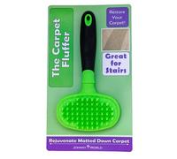 The Carpet Fluffer by Johnny World Products - Revitalize Matted Carpets and Rugs Instantly - Handheld, Easy-to-Use Tool for High-Traffic Areas, Stairs, and Pet Hair Removal