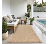 the carpet Kansas - Comfortable and Stylish Indoor Rug for Living Room, Bedroom or Hallway, Soft and Warm, Easy to Clean, Natural Jute Style, Also Suitable for Outdoor, 60 x 180 cm