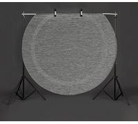 the carpet Mistra Robust Outdoor Rug, Modern, Weatherproof and UV-Resistant, for Balcony, Patio and Conservatory, But Also Suitable for the Kitchen, Flat Woven, Border, Anthracite, 160 cm Round