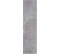 the carpet Relax Rug, Modern, Fluffy, Short Pile, Non-Slip Underside, Washable up to 30°C, Super-Soft, Fur Look, Grey, 80 x 300 cm