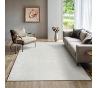 the carpet Rio - modern and soft carpet with non-slip backing and 3D look, fluffy surface, easy-care and robust, cream, 240 x 340 cm