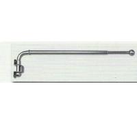 THE CARTERET TRADING COMPANY EXTENDABLE DORMER WINDOW ROD/DRAPERY ARM - 30 TO 55CM (11 3/4 TO 21 2/3IN APPROX.) (White)
