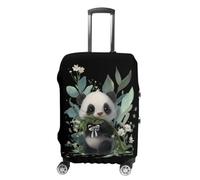 The Cartoon Little Panda Luggage Case Cover Protective Suitcase Covers Anti Scratch Baggage Washable Fits 19-32 Inch S